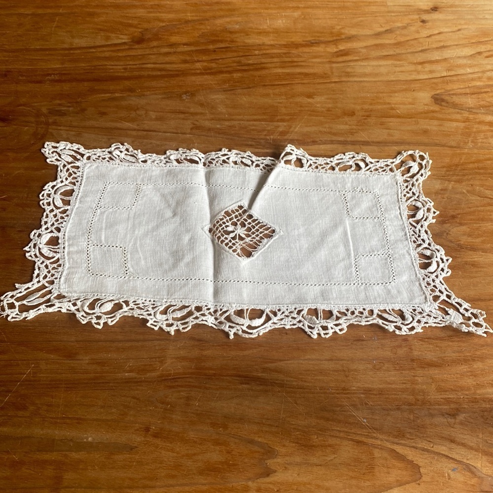 Vintage Lace and linen